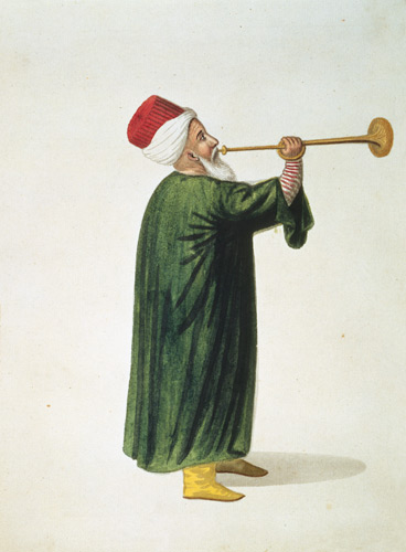 Official Trumpeter of the Janissary Military Band, Ottoman period von Turkish School