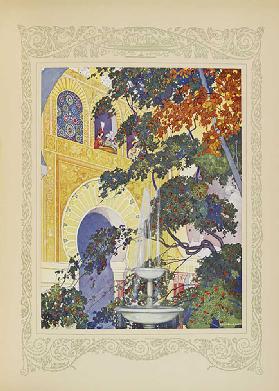 Nonchalante und Babillarde, die oft an den Fenstern saßen, sahen die Früchte, Illustrationen aus Con 1912