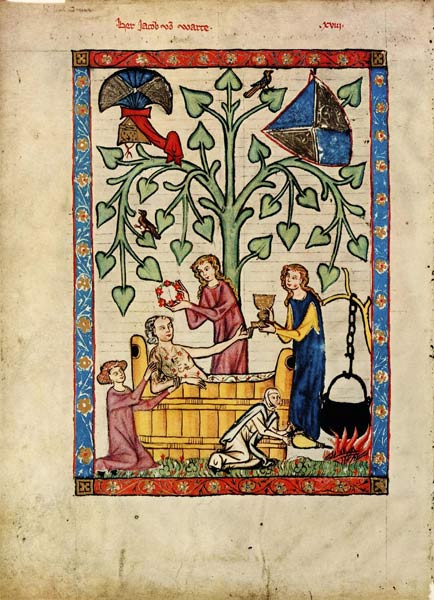 Jakob von Wart (Darstellung im Codex Manesse) von Unbekannter Künstler