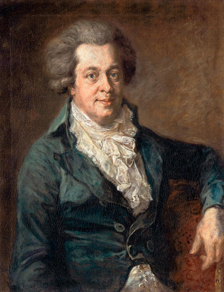Portrait of Wolfgang Amadeus Mozart von Unbekannter Künstler