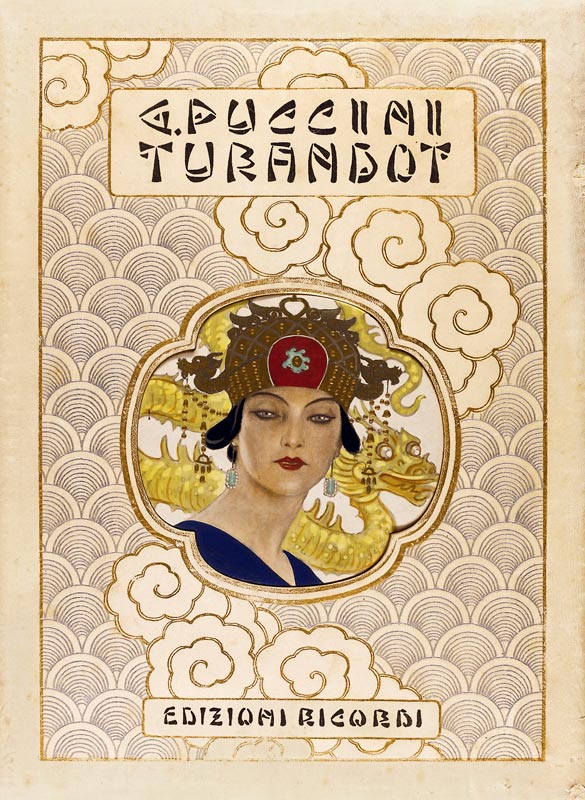 Titelblatt der ersten Edition von Turandot von Giacomo Puccini von Unbekannter Künstler