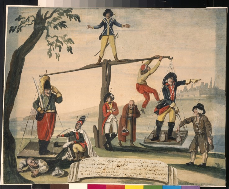 Allegorie der Europa im Jahre 1791 von Unbekannter Künstler
