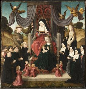 Anna selbdritt mit Heiligen 1525