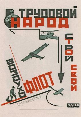 Arbeitervolk, bau deine Luftflotte aus! 1924