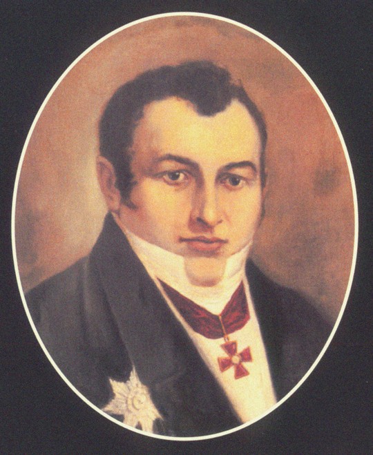 Baron Paul Ludwig Schilling von Cannstatt (1786-1837) von Unbekannter Künstler