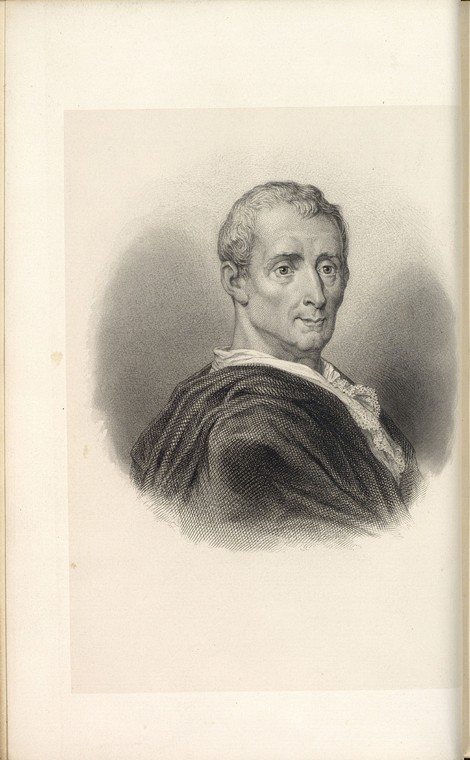 Charles de Secondat, Baron de Montesquieu (1689-1755) von Unbekannter Künstler
