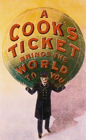 Das Werbeplakat des Reisebüros Thomas Cook 1904