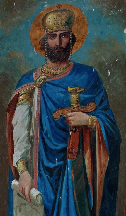 David IV. der Erbauer, König von Georgien von Unbekannter Künstler