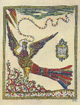 Der Vogel Sirin (Lubok)