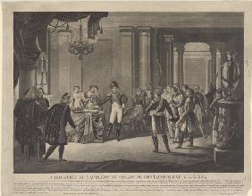 Die Abdankung Kaiser Napoleons I. im Schloss Fontainebleau 1814