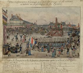 Die Hinrichtung Robespierres und seiner Anhänger am 28. Juli 1794 1794