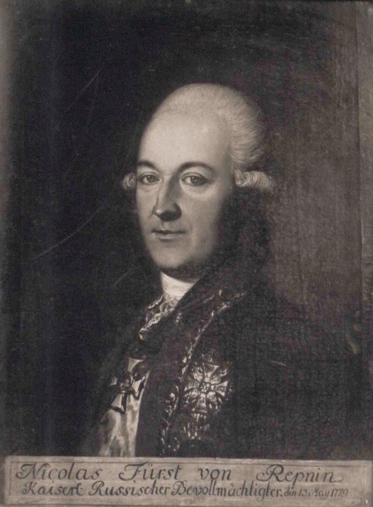 Generalfeldmarschall Fürst Nikolai Wassiljewitsch Repnin (1734-1801) von Unbekannter Künstler