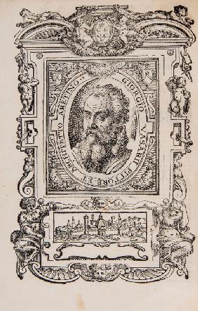 Giorgio Vasari. Aus: Giorgio Vasari, Lebensbeschreibungen der berühmtesten Maler, Bildhauer und Arch 1568