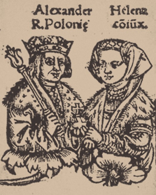 Helena von Moskau und Alexander von Litauen von Unbekannter Künstler
