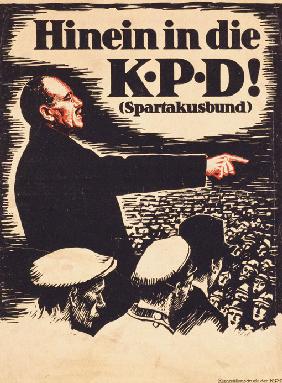 Hinein in die K.P.D.! (Spartakusbund) 1919