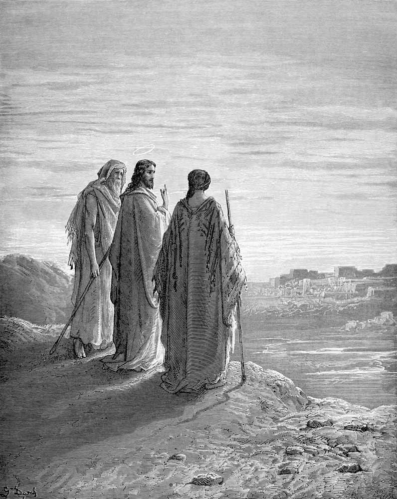 Jesus und die Jünger von Emmaus von Unbekannter Künstler