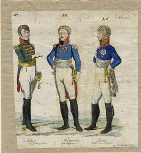 Jérôme Bonaparte, König von Westphalen, Prinz Louis Ferdinand von Preußen und Ludwig I. von Bayern