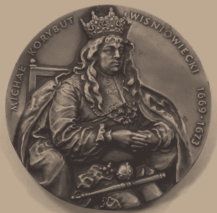 Michael Korybut Wisniowiecki, König von Polen. Gedenkmedaille von Unbekannter Künstler