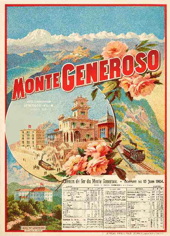 Monte Generoso. Schweiz, 1904 von Unbekannter Künstler