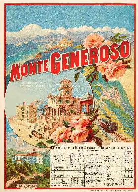 Monte Generoso. Schweiz, 1904