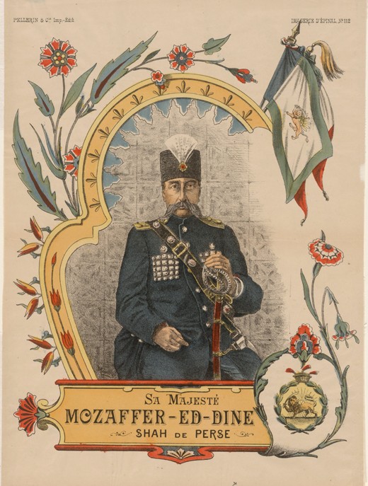 Muzaffar ad-Din Schah (1853-1907), Schah von Persien von Unbekannter Künstler