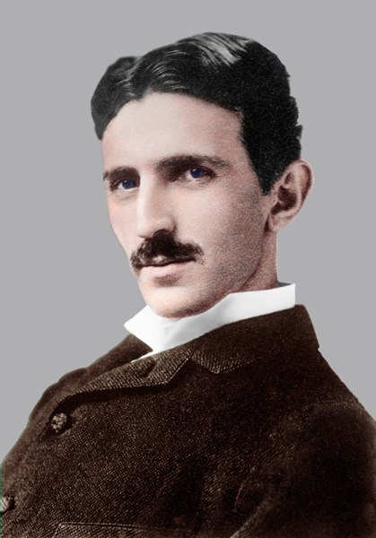 Nikola Tesla, Serb-US physicist von Unbekannter Künstler
