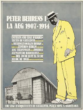 Peter Behrens und AEG 1907-1914 (Plakat) 1980