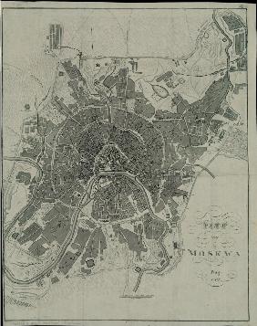 Plan von Moskau 1808