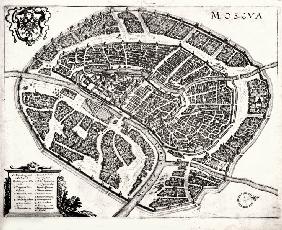 Plan von Moskau 1695