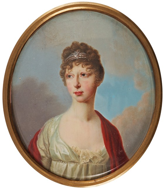 Porträt der Großfürstin Maria Pawlowna (1786–1859) von Unbekannter Künstler
