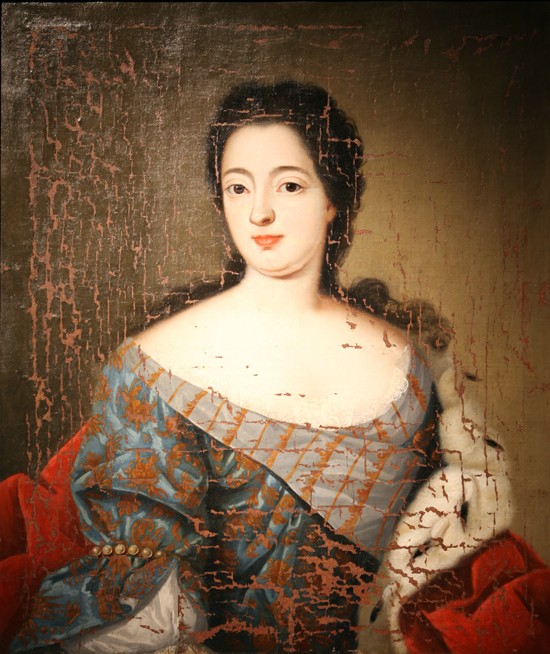 Porträt der Kaiserin Katharina I. (1684-1727) von Unbekannter Künstler