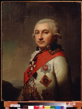 Porträt des Admirals José (Ossip) de Ribas (1749-1800)