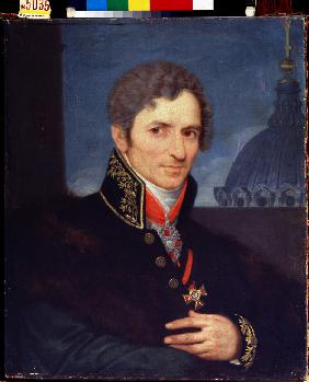 Porträt des Architekten Andrei Woronichin (1759-1814)