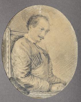 Porträt des Dichters, Dekabristen Fürsten Alexander I. Odojewski (1802-1839)