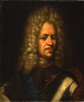 Porträt des Feldmarschalls Alexander Danilowitsch Fürst Menschikow (1673-1729)