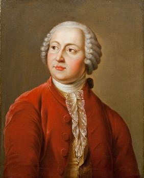 Porträt des Gelehrten Michail W. Lomonossow (1711-1765)