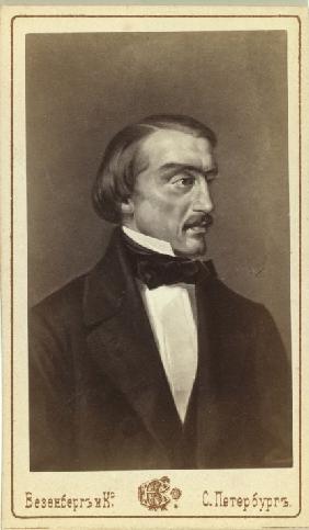 Porträt des Literaturkritikers und Philosophen Wissarion G. Belinski (1811-1848)