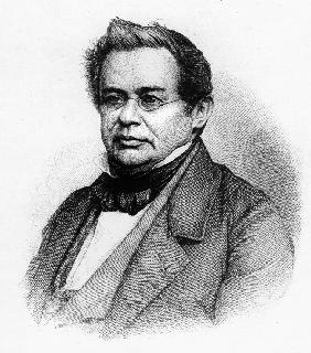 Porträt des Physikers Heinrich Friedrich Emil Lenz (1804-1865)