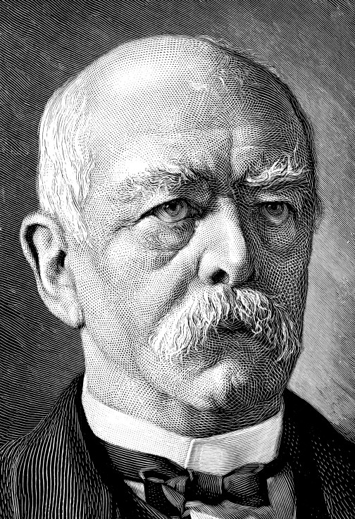 Porträt des Reichskanzlers Otto von Bismarck (1815-1898) von Unbekannter Künstler