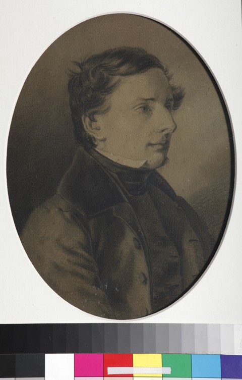 Porträt des Schriftstellers und Lexikografen Wladimir Dal (1801-1872) von Unbekannter Künstler