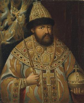 Porträt des Zaren Alexei I. Michailowitsch von Russland (1629-1676)
