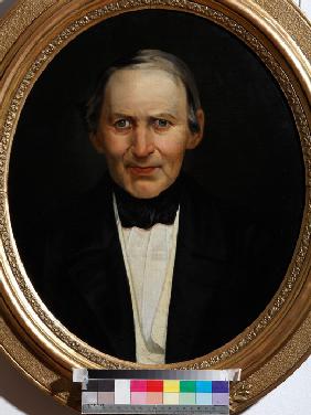 Porträt von Alexander Filippowitsch Smirdin (1795-1857) 1857