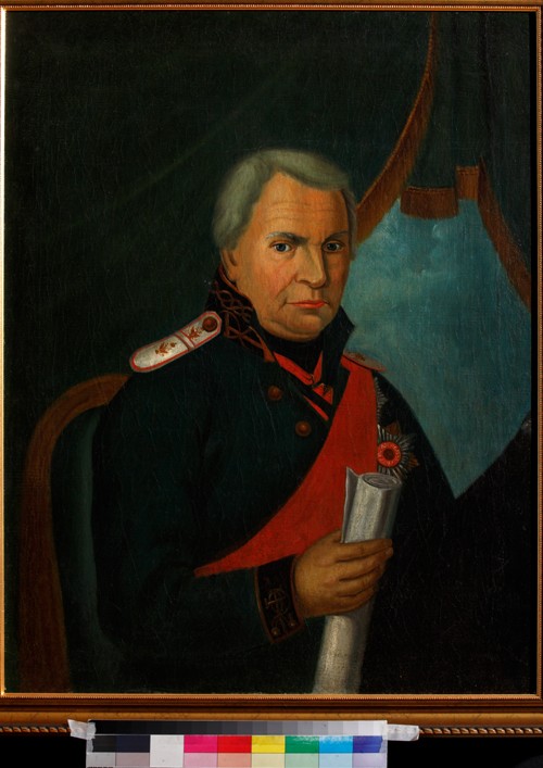 Porträt von Alexander Semjonowitsch Schischkow (1754-1841) von Unbekannter Künstler