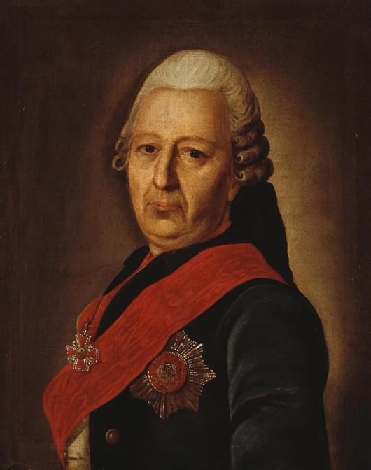 Porträt von Alexei Michajlowitsch Obreskow (1718-1787) von Unbekannter Künstler