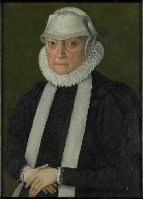 Porträt von Anna Jagiellonica (1523-1596) als Witwe 1580