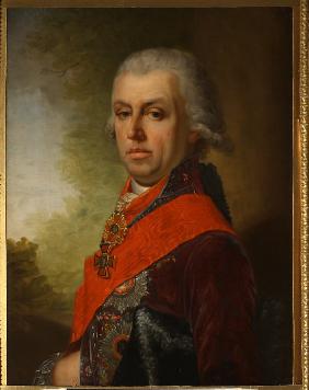 Porträt von Dmitri Prokowjewitsch Troschtschinski (1754-1829)