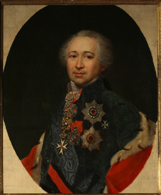 Porträt von Fürst Alexander Kurakin (1752-1818) von Unbekannter Künstler