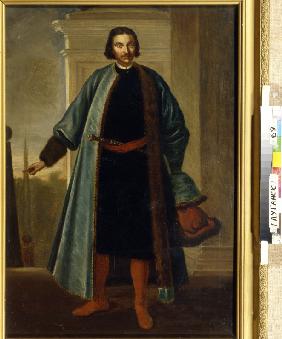 Porträt von Fürst Anikita Iwanowitsch Repnin (1668-1726)
