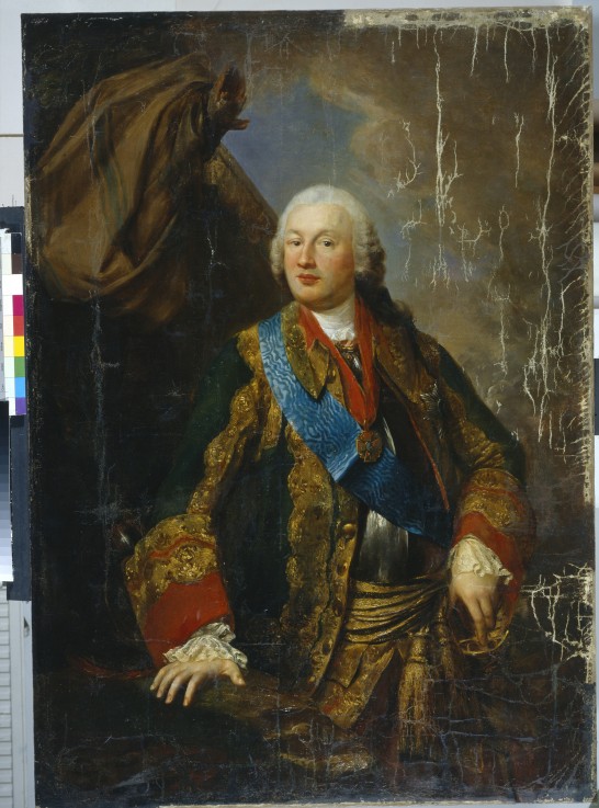 Porträt von Fürst Michail Nikititsch Wolkonski (1713-1788) von Unbekannter Künstler