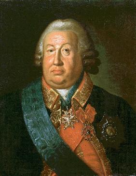 Porträt von Fürst Michail Nikititsch Wolkonski (1713-1788)